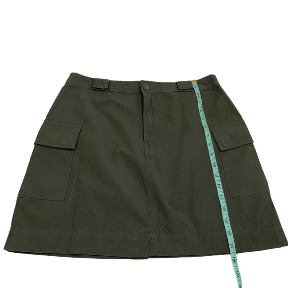 Route 66 Green Cargo Mini Skirt, Size 12 - Picture 9 of 10
